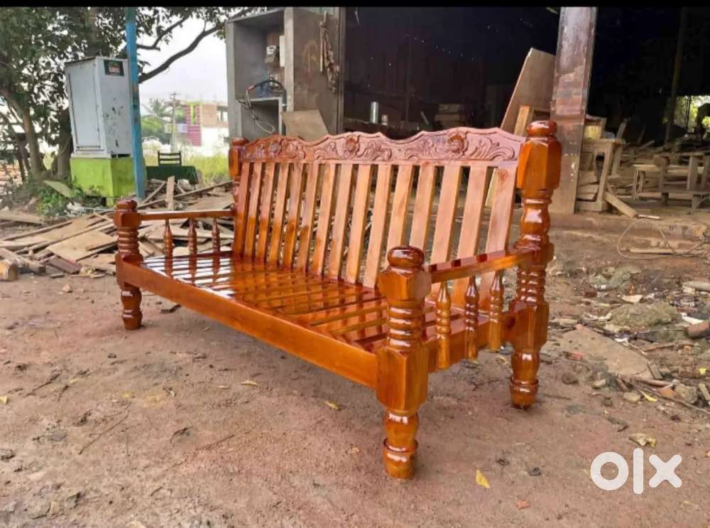 3 seater teak wood Sofa for sale 7500