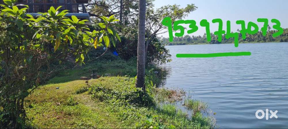 1 Acre plot river side Desam aluva airport waterfront Kochi sale