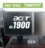 COMPUTER MONITOR  ACER - WARRANTY 3 MONTHS