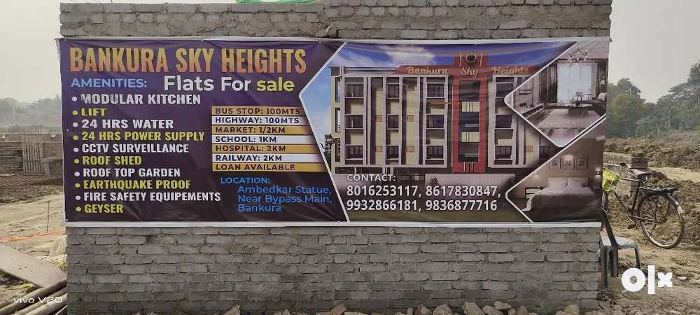 New project launched on bakura G+4 project name Bankura sky heights