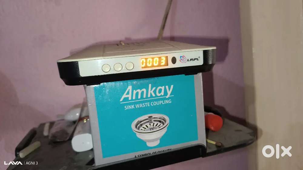 LRipl free Dish Set top Box with Remote &cable
