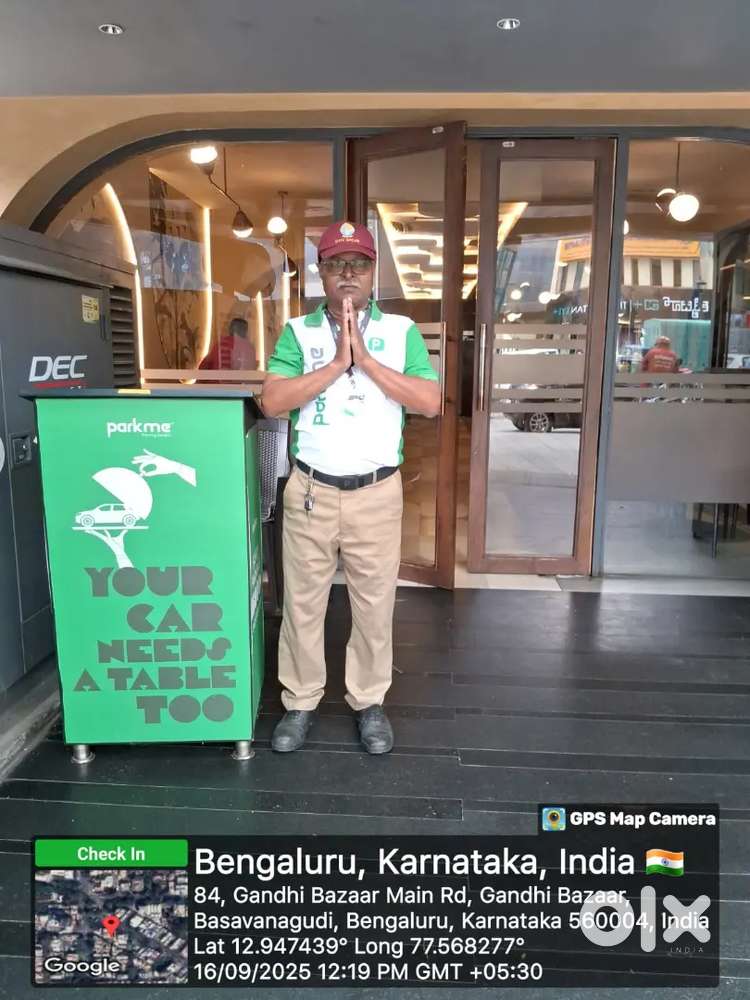 Valet driver job