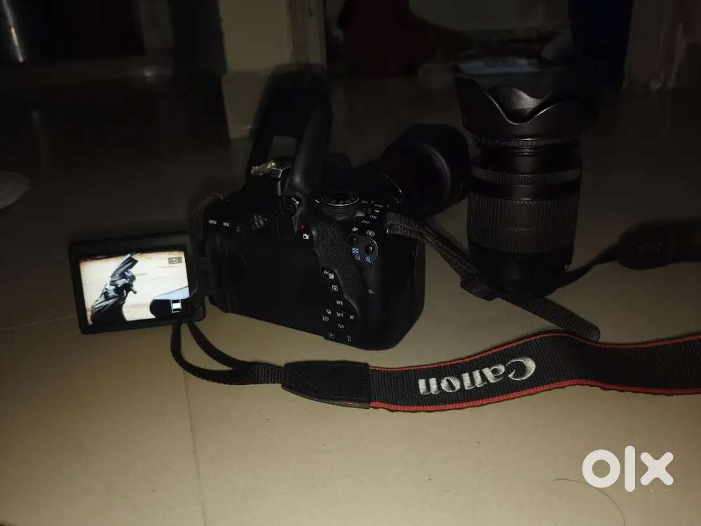 Canon EOS 750d doble lens bobel batre with bag