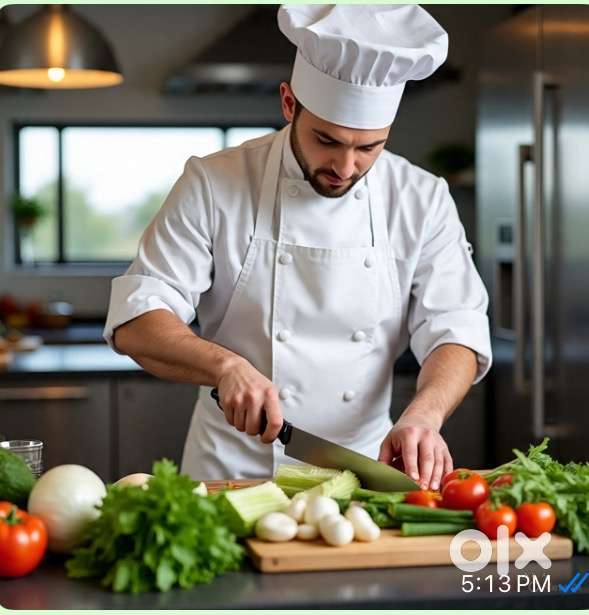 South lndian cook,Chinese cook,Waiter&Tea maker