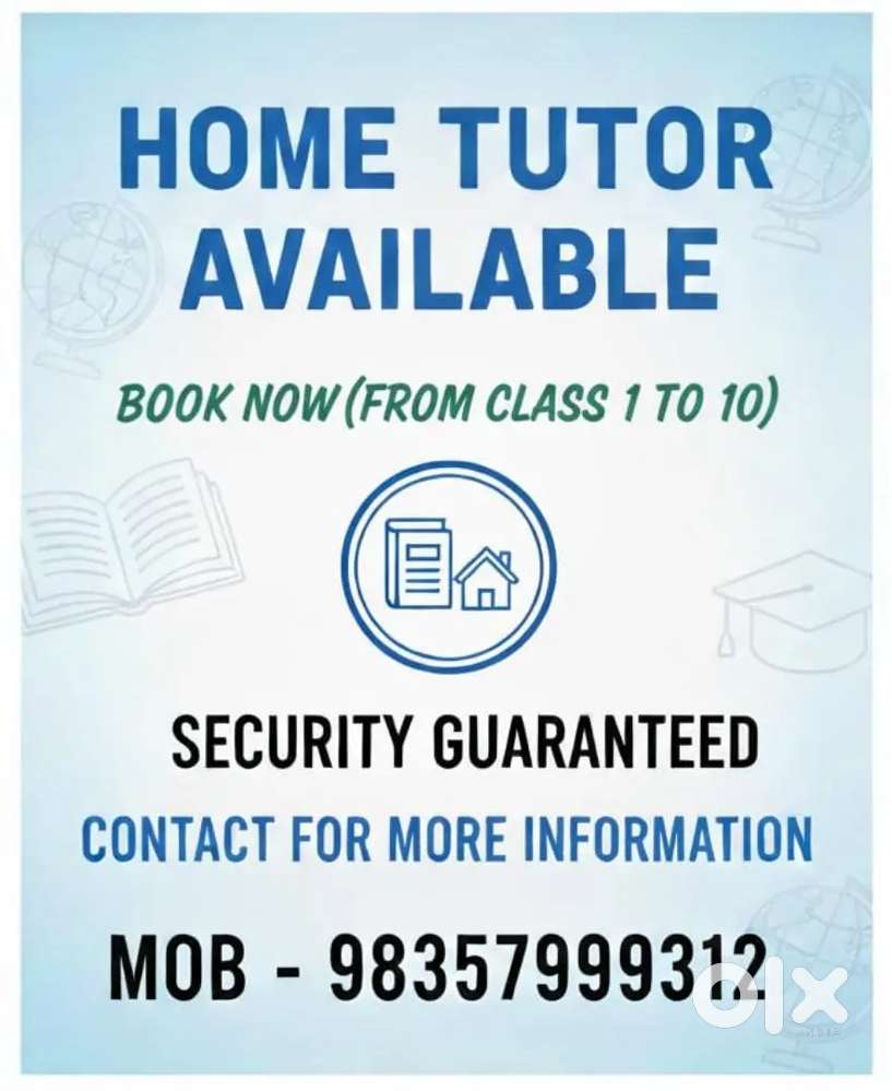 Home tutor available