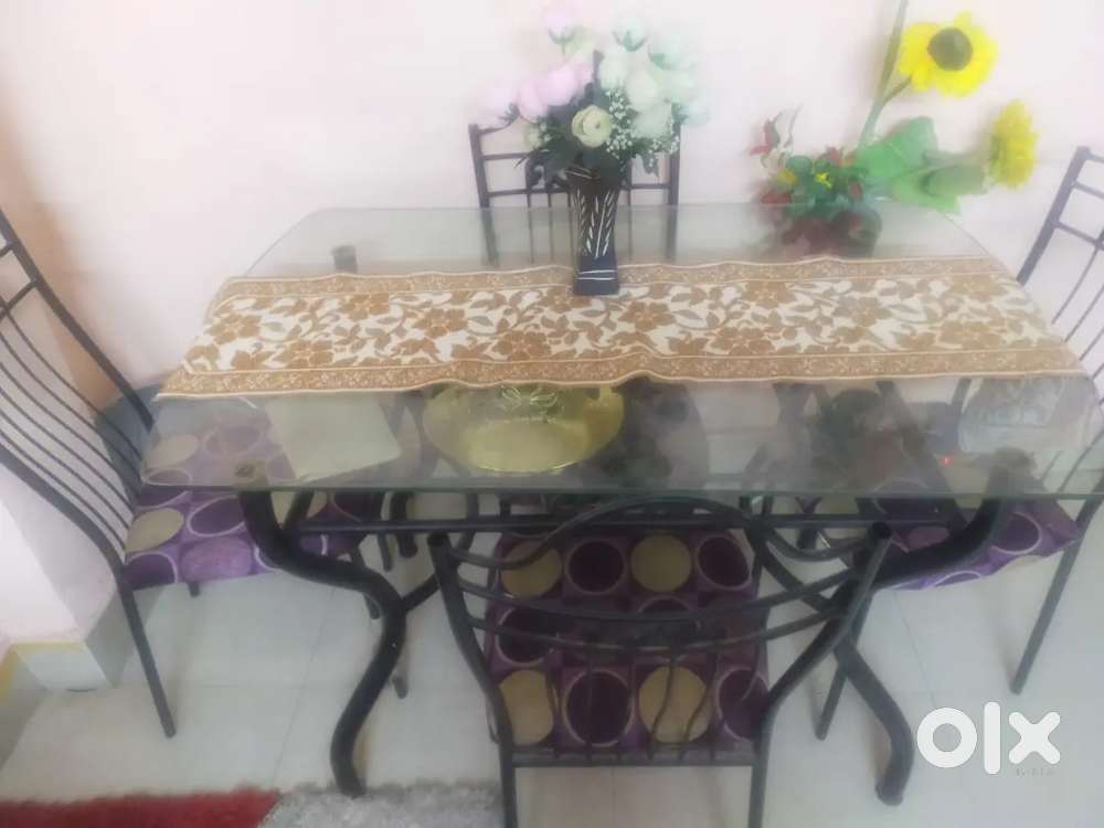 Dining table with chairs