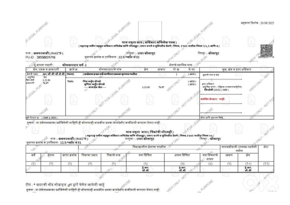 Open plot for sale near narayani school