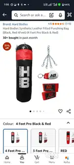 Boxing Bag & Gloves