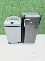 'Whirlpool S/D fridge & Samsung wobble T/L washing machine ^£¥7