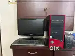 Desktop Computer WITH  Display, CPU, UPS,Creative Speakers