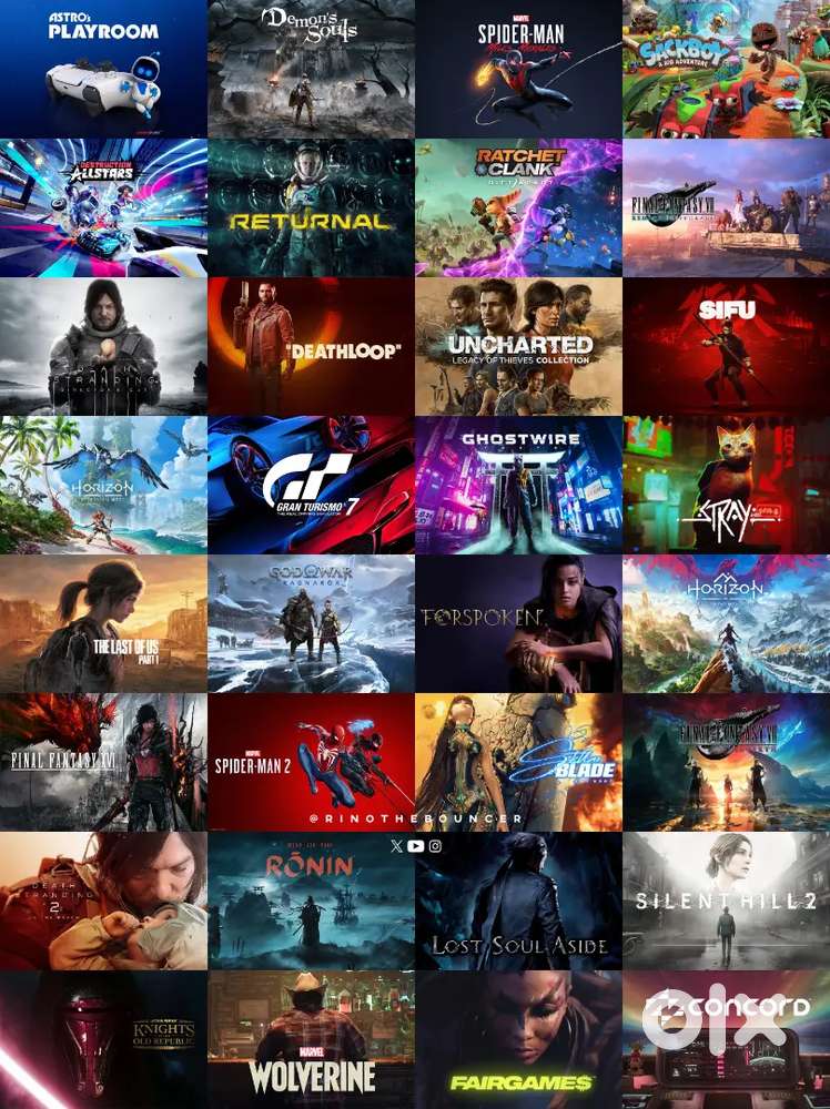 PS5 PS4 GAMES CD