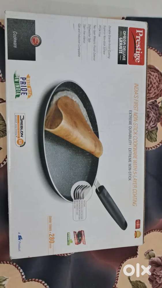 Prestige  Omega Delux Granite Omni Tawa 280mm