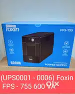 (UPS0001 - 0006) Foxing FPS - 755 600 VA
