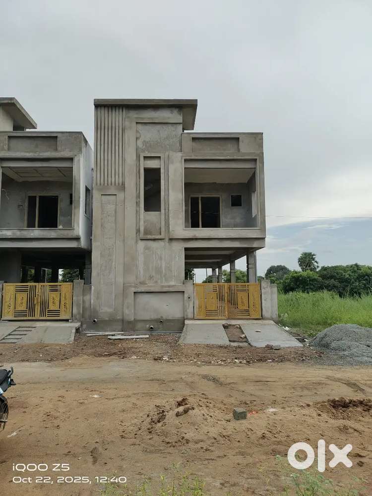 160 sq yards 3 New Individual Vuda 3 bhk East facing houses for sale..