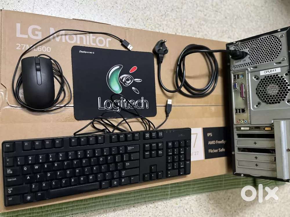 I5 Computer 10Gb 240 SSD & 500GB Hdd 27inch LG Montr  2Gb Graphics