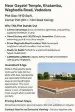 Exclusive Corner Plot for Sale – Premium Gated Community on Waghodia R