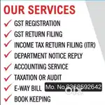 GST REGESTATION & FILING INCOME TAX RETURN