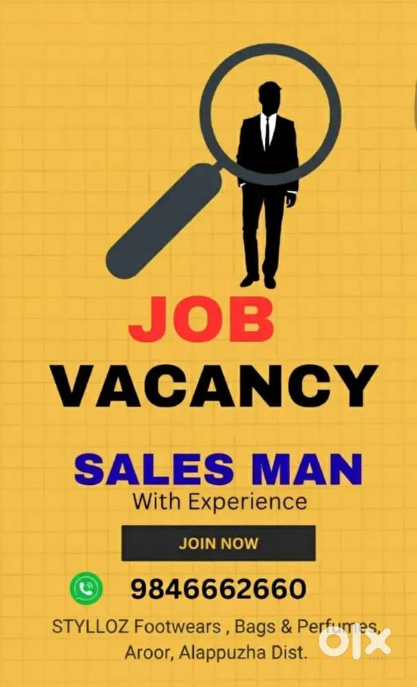 Sales man for Footwear shop