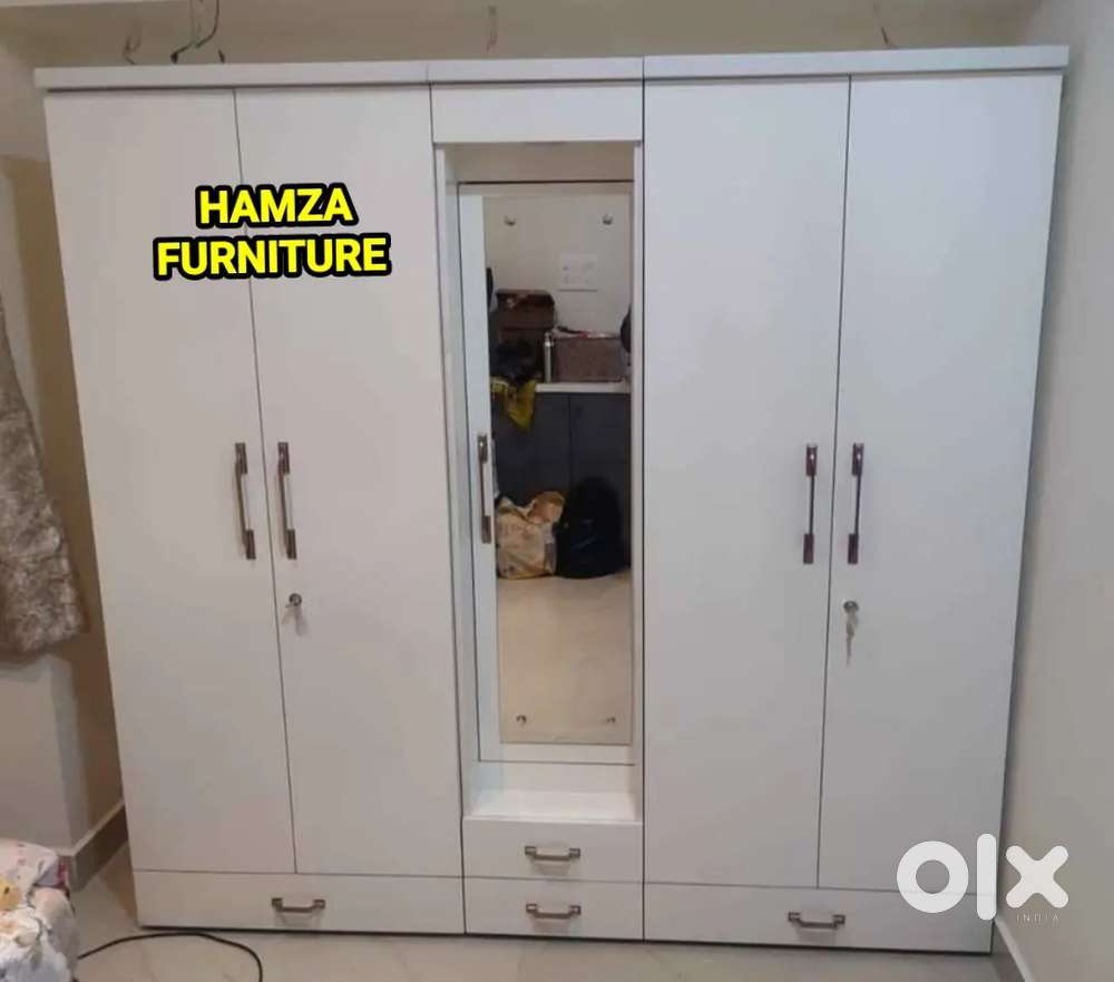 HAMZA FURNITURE New look particle wood 6by6 Door wardrobe Bajaj F. A