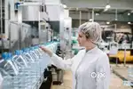 Mineral water packaging job for female