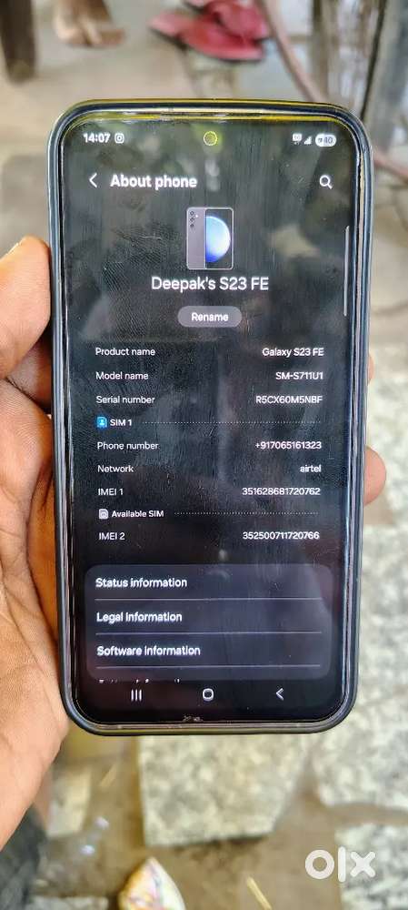 One year old full working with original box and bill and charger