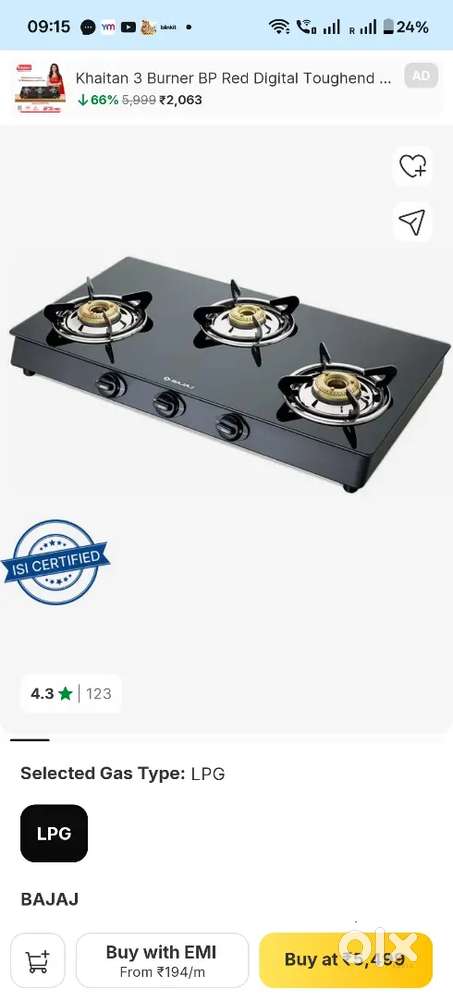 Gas Stoves