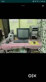 Computer( desktop) and woofer and speaker for sell