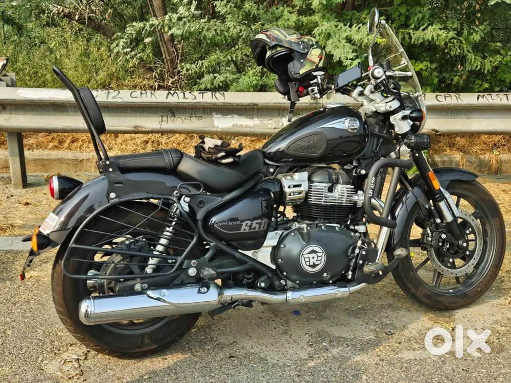 Brand new super meteor 650. Only 3000 km driven. Fully loaded .