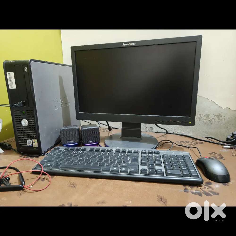 Complete Computer Setup - Monitor, PC, Keyboard & Mouse & speaker
