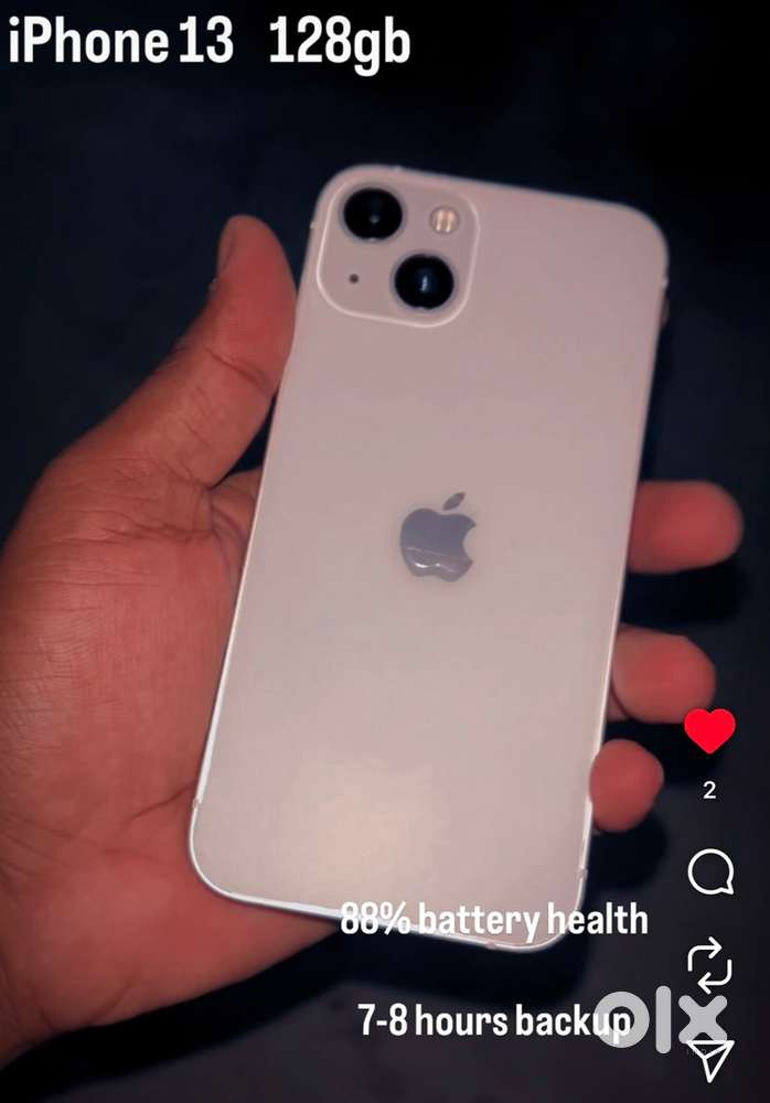iPhone 13. 128gb battery health 88%
