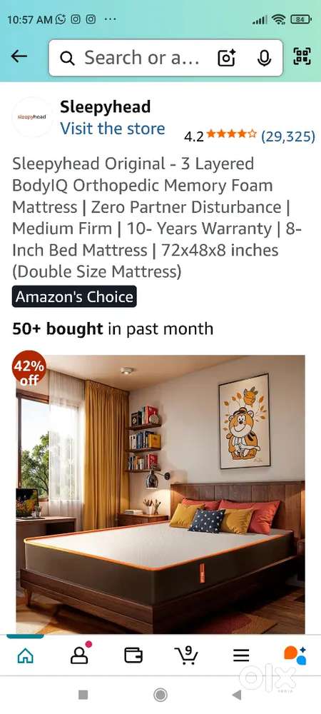8 Inch Mattress King Size Half Price