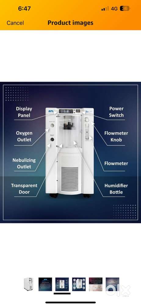 Portable oxygen concentrator