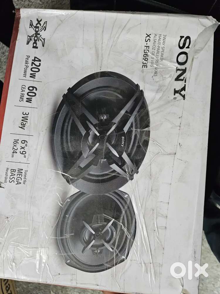 Sony 693E car Oval Speaker  Amazon Open Box Material