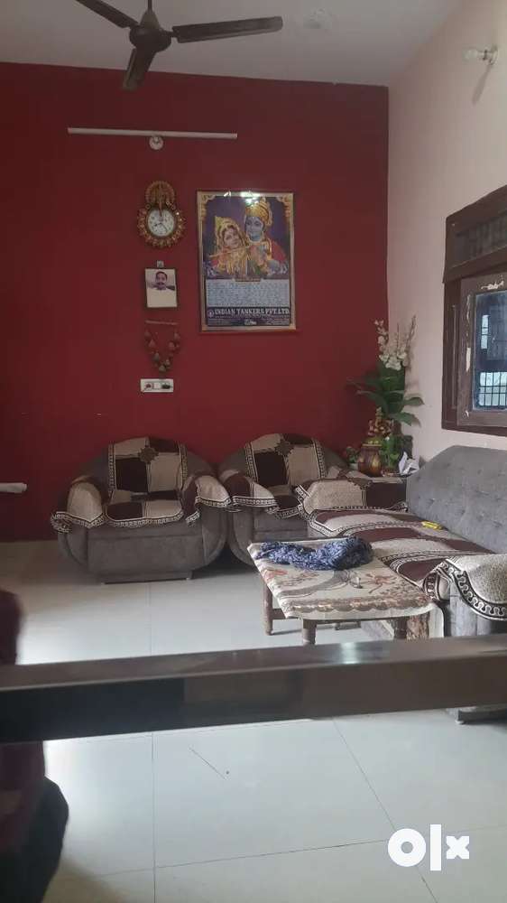 2 BHK , Semi furnished house 1 st floor.