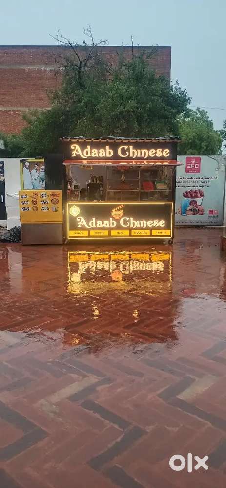 A Kiosk 10x10 with wheels