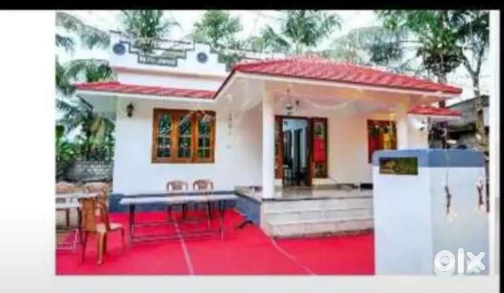 8 cent plot with 3 bhk house for investment near Guruvayur