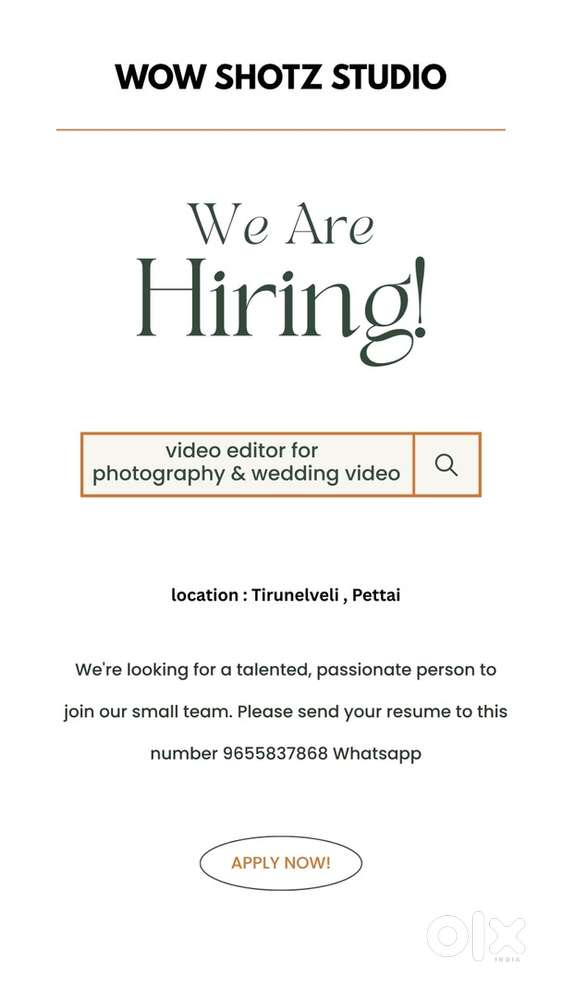 Video editor - photo studio
