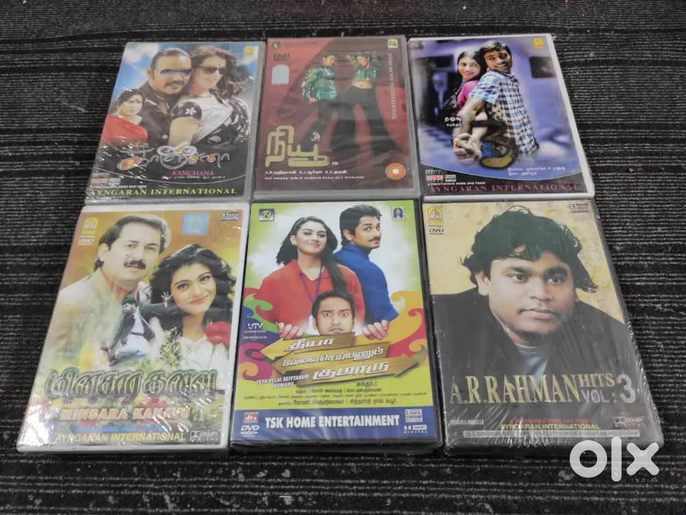Tamil dvds sealed pack imported read all details before msg me bluray