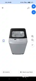 Samsung fully automatic 6.5 kg diamond drum washing Machine