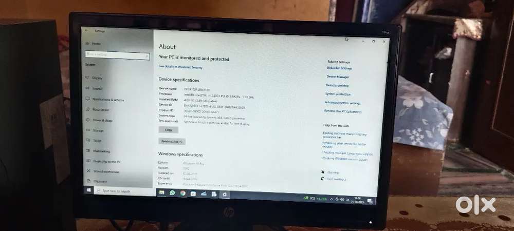 Hp computer set