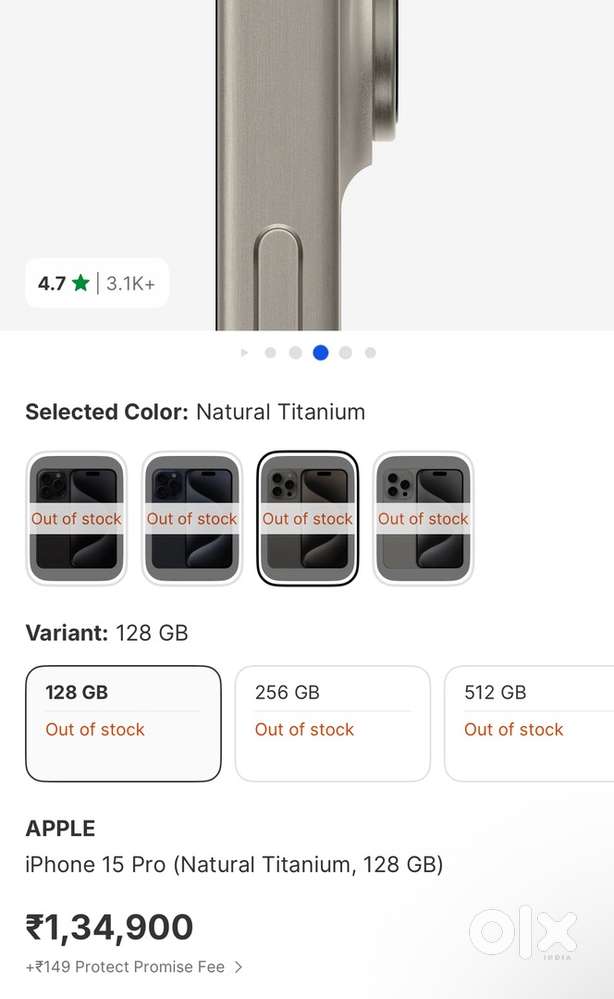 11 month old 15 pro 128 gb