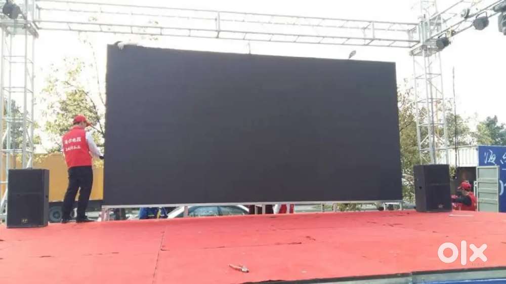 Led wall rentals p3 and p2 we have sound system with projector screen