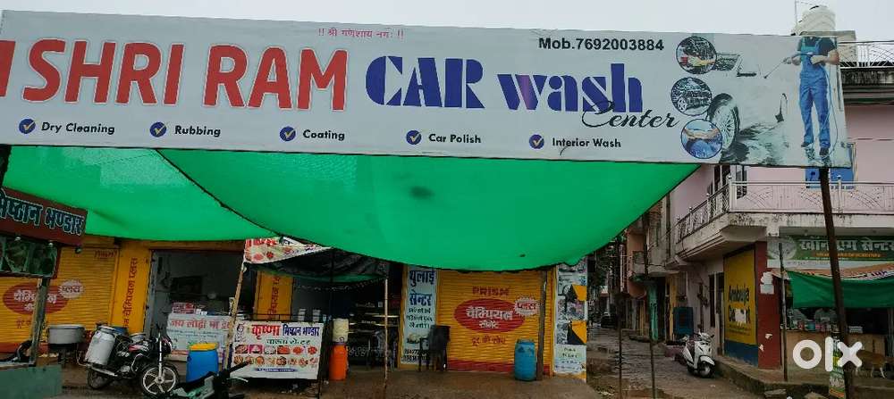 Car washing machine 4 HP, vacuum cleaner, tank ,cooler,etc