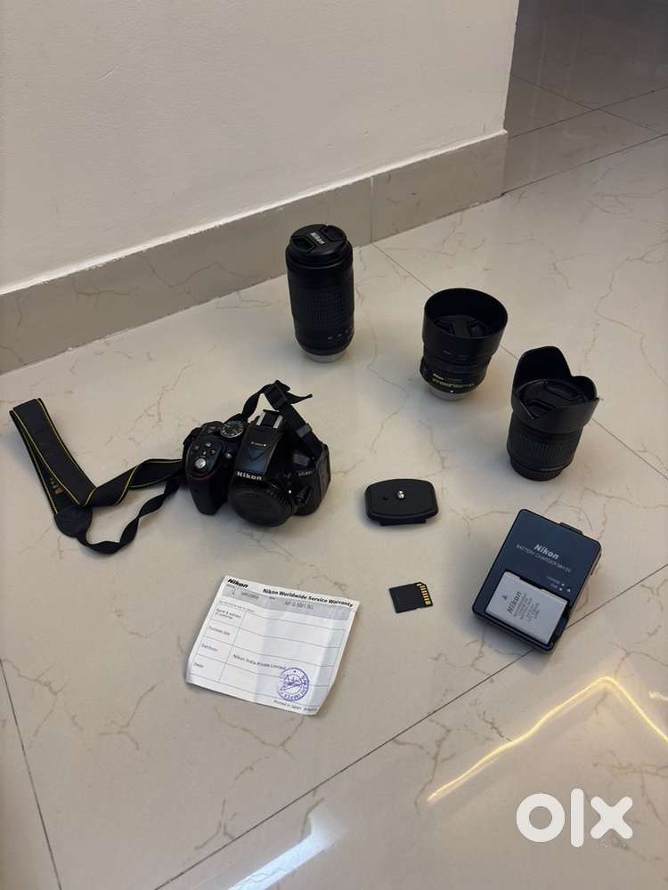 Nikon D5300 , Very Less Used with 3 lenses, Great Condition