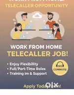 Telecaling job work from home, freedom work at your free time
