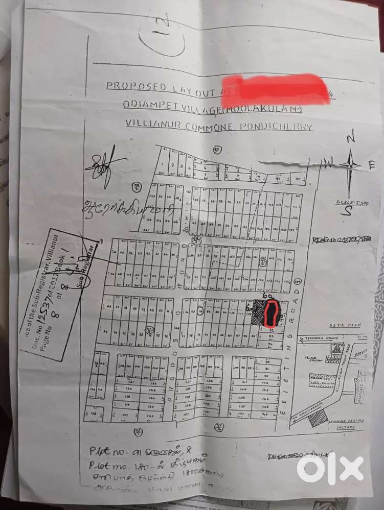 மூலக்குளம் சரஸ்வதி நகர்  அமிர்தா ஸ்கூல் பின்புறம் மனை விற்பனை G+1 PPA