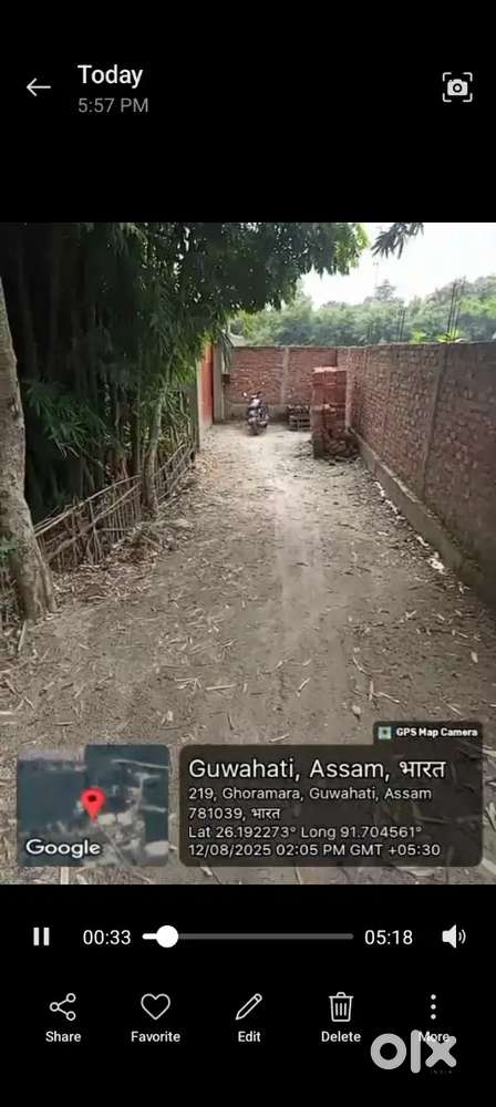 1.5 kotha land with house and facilities