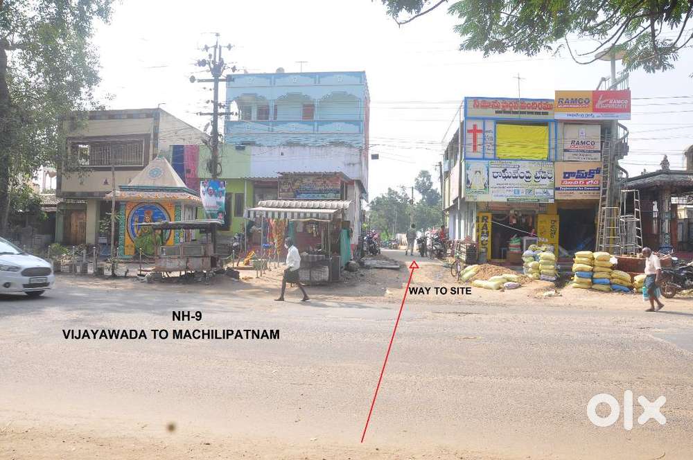 Selling 4 cents in kankipadu 95 meters from NH-9