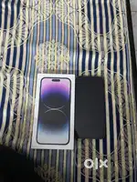 Iphone 14 pro 128gb purple good condition with bill box