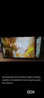 Samsung 32 Inch Full HD Tv non smart